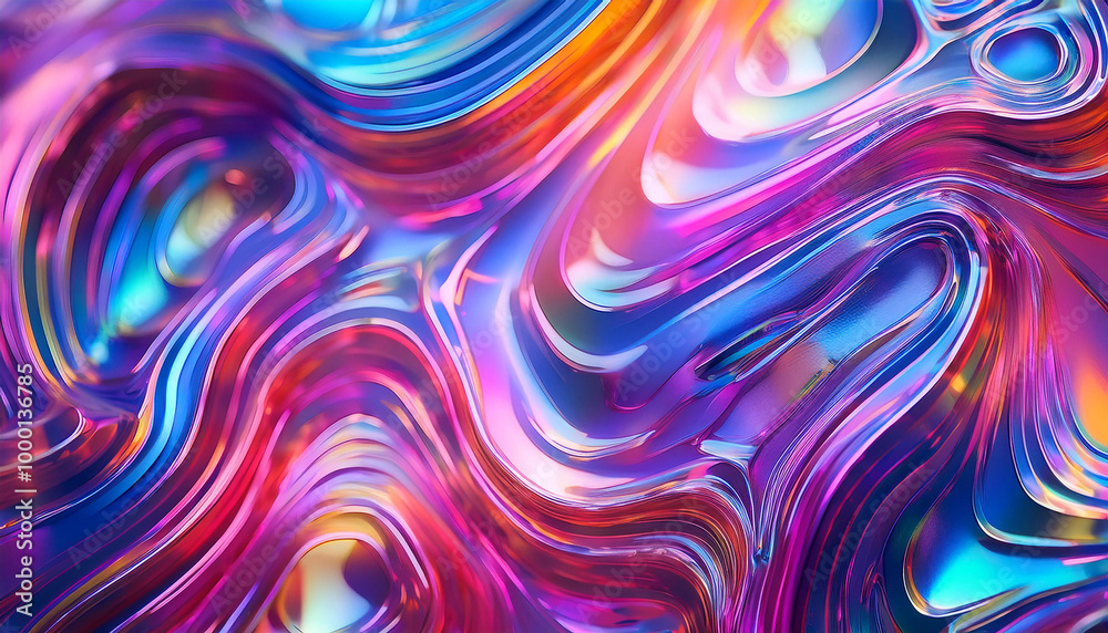 Translucent Crystal Wavy Backdrop Translucent Crystal Wavy Backdrop