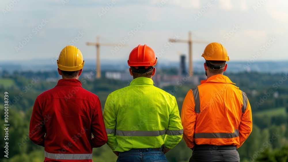 Engineering team collaborating with architects on energy-efficient urban designs, engineering team, eco-friendly city planning Engineering team collaborating with architects on energy-efficient urban designs, engineering team, eco-friendly city planning
