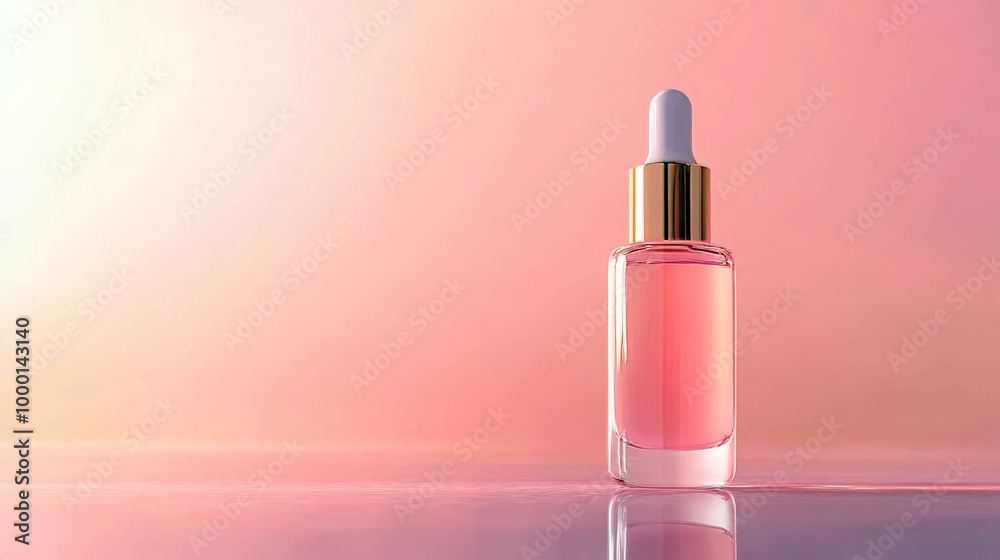 Luxury Skincare Serum in Sleek Glass Bottle Luxury Skincare Serum in Sleek Glass Bottle