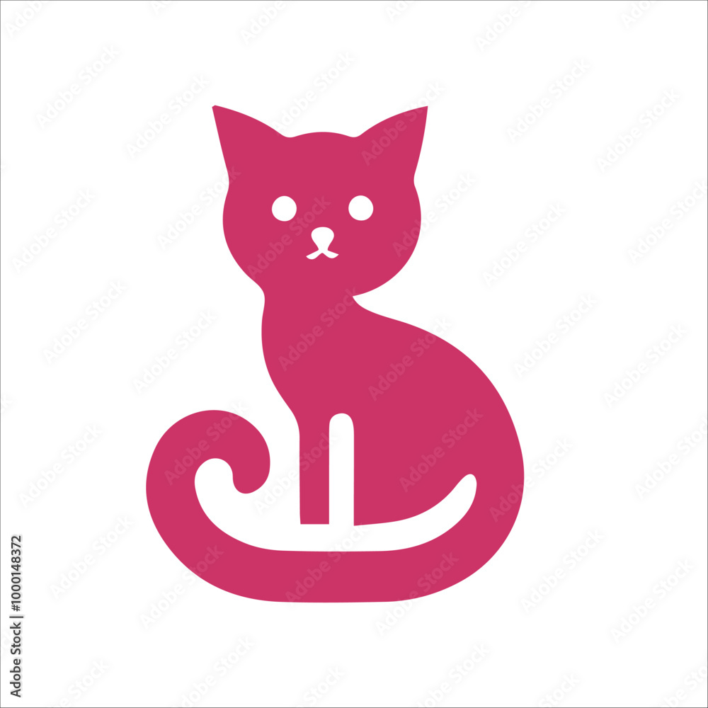 Cat logo vector template, modern minimalist logo design Cat logo vector template, modern minimalist logo design
