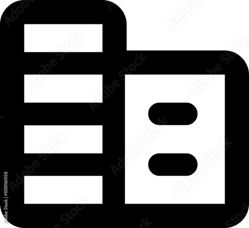 Vector black corporate fare icon graphic design illustration, icon design, business icon