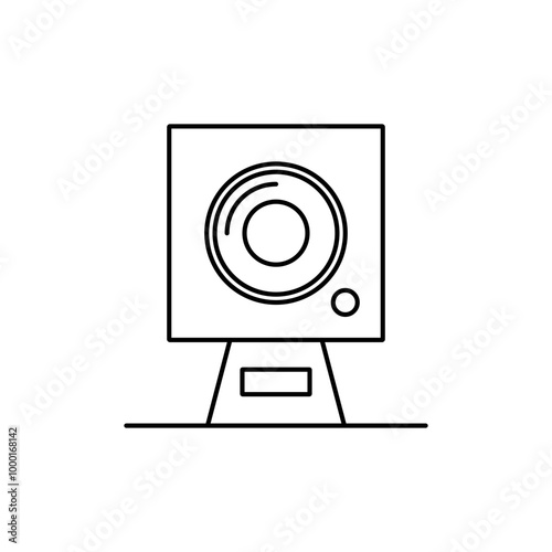 Loudspeaker cabinet icon