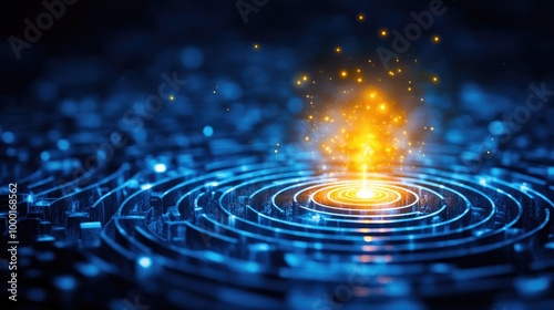 Dynamic flash sale concept with vibrant energy burst for retail promotion