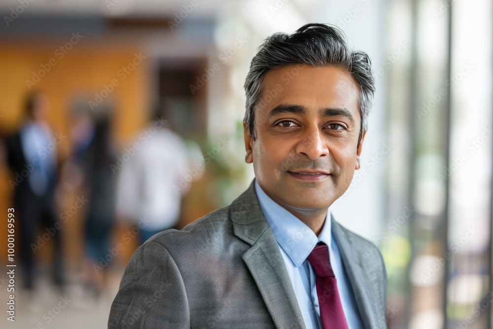 Business mature South Asian businessman office meeting portrait corporate manager. , background blur Business mature South Asian businessman office meeting portrait corporate manager. , background blur