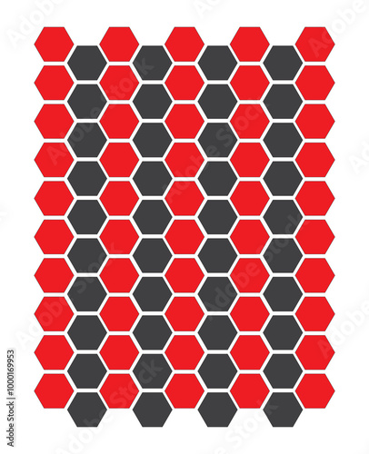 a red and black wallpaper pattern design