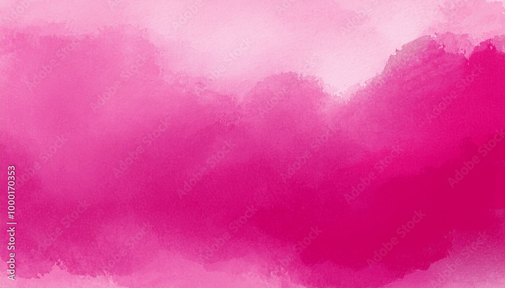 Obraz premium Abstract pink magenta watercolor painted paper texture background banner