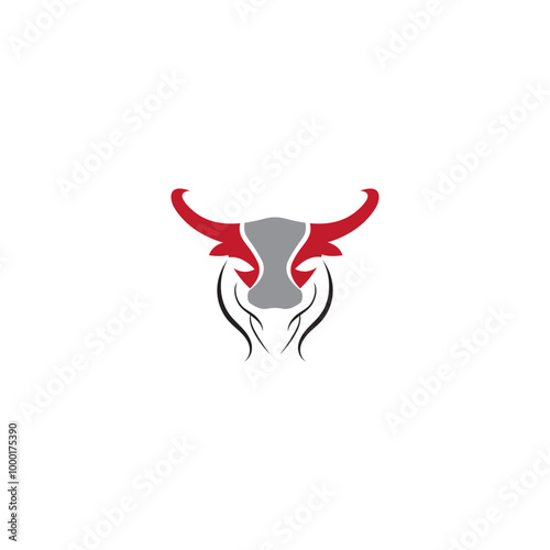 Bull head logo