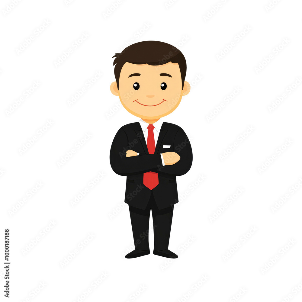 Confident Businessman with Arms Crossed Confident Businessman with Arms Crossed