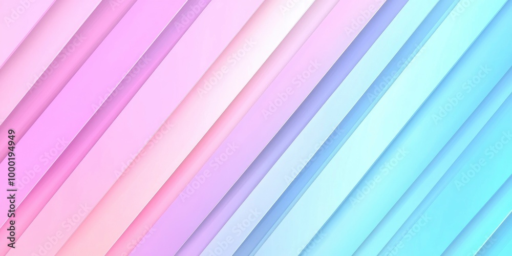 Fototapeta premium Abstract background with diagonal lines and pastel gradient colors