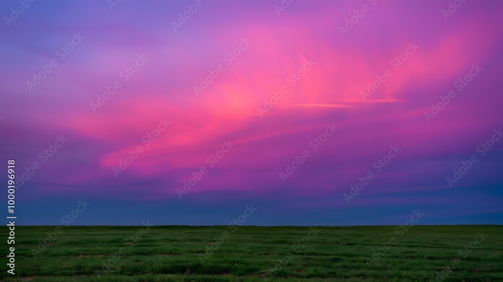 Fototapeta premium Rainbow over the field