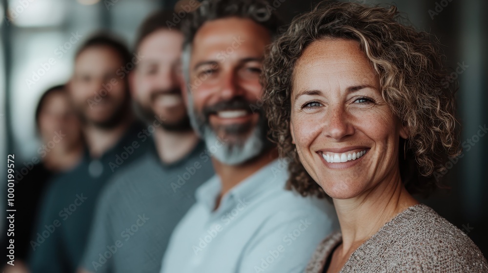 A mature group of friends smiling and enjoying each other's company indoors, with a focus on a joyful woman, exuding a sense of community and happiness. A mature group of friends smiling and enjoying each other's company indoors, with a focus on a joyful woman, exuding a sense of community and happiness.