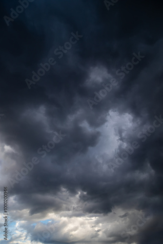Obraz na płótnie Sky covered with clouds. w salonie