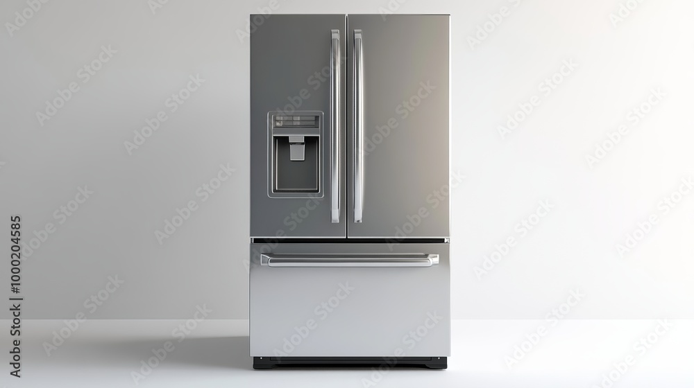 Stylish and Spacious 4-Door Silver French Door Refrigerator: The Perfect Blend of Modern Design and Advanced Features for Your Contemporary Kitchen Stylish and Spacious 4-Door Silver French Door Refrigerator: The Perfect Blend of Modern Design and Advanced Features for Your Contemporary Kitchen