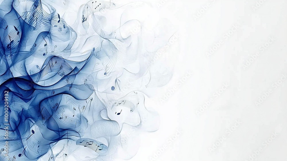 A white and blue backdrop featuring an image of heavy smoke emanating from both the top and bottom A white and blue backdrop featuring an image of heavy smoke emanating from both the top and bottom
