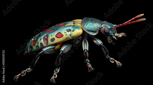 Scutiphora pedicellata is a species of insect in the jewel bug family photo