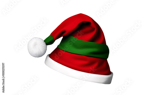 Santa Claus Hat with Festive Holiday Theme