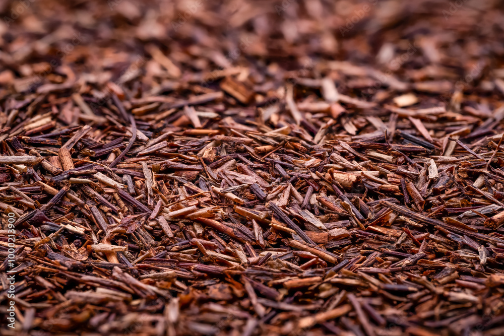 side photography of dry red tea Rooibos side photography of dry red tea Rooibos