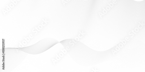 Vector minimal frequency white blend wave line element equalizer energy flowing isolate tech curl science minimal digital beautiful line pattern. abstract futuristic flow light technology background