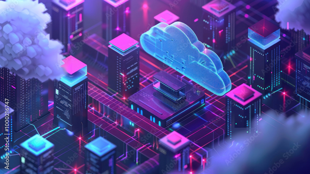 A visual of serverless cloud computing, showcasing how businesses can deploy applications without managing servers. A visual of serverless cloud computing, showcasing how businesses can deploy applications without managing servers.
