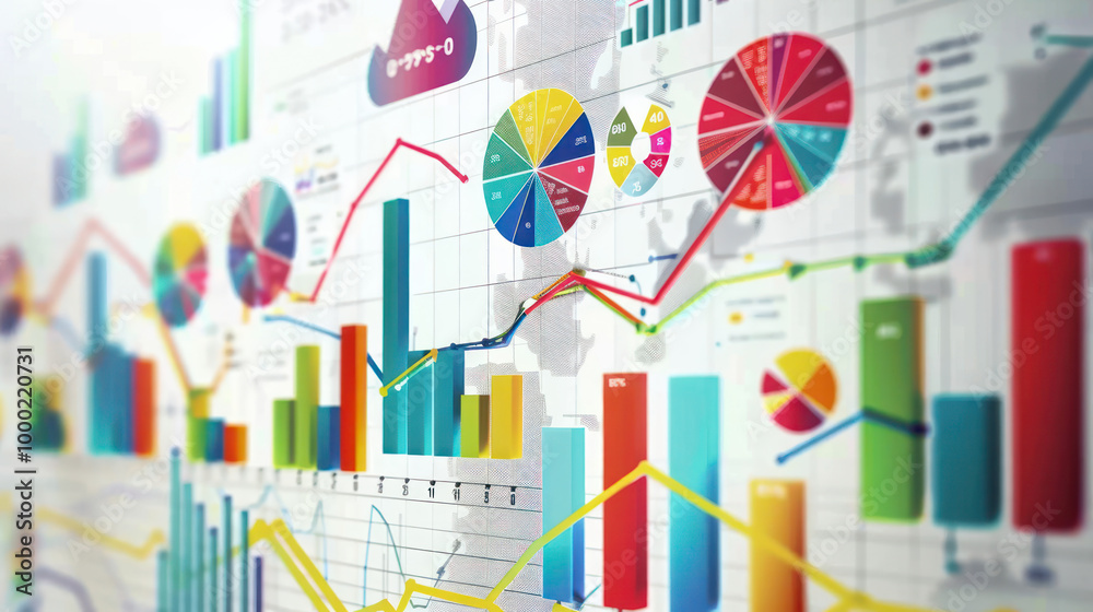 A visual representation of businesses using data-driven sales strategies to achieve higher ROI and market share. A visual representation of businesses using data-driven sales strategies to achieve higher ROI and market share.