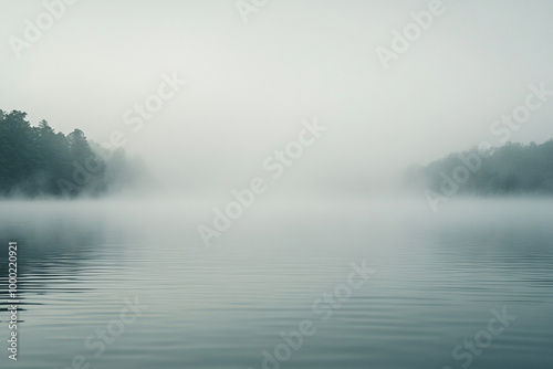 See mit Nebel
