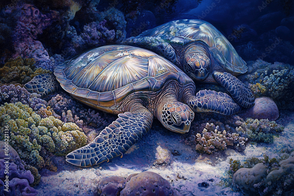 Fototapeta premium Meeresschildkröten 