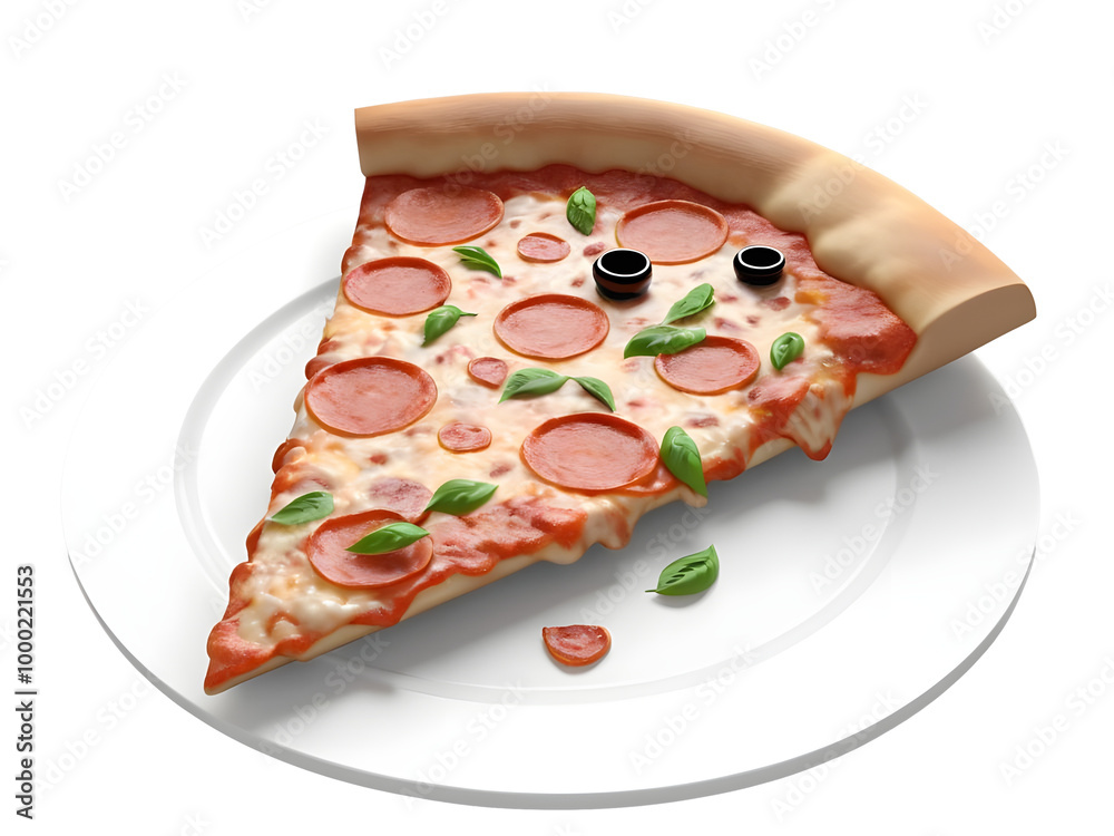 A Delicious Slice of Pizza Dripping with Melted Cheese illustration of a pizza slice, perfect for food blogs, menus, and advertising. A Delicious Slice of Pizza Dripping with Melted Cheese illustration of a pizza slice, perfect for food blogs, menus, and advertising.