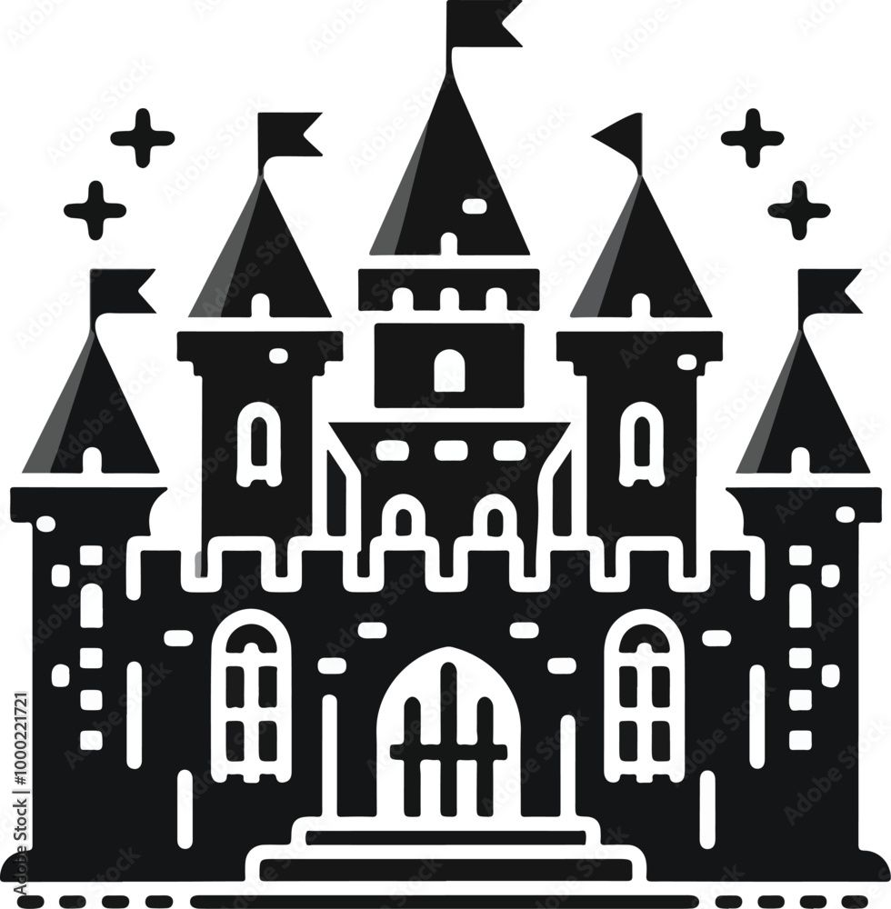 Hindu spiritual temple black silhouette Hindu spiritual temple black silhouette