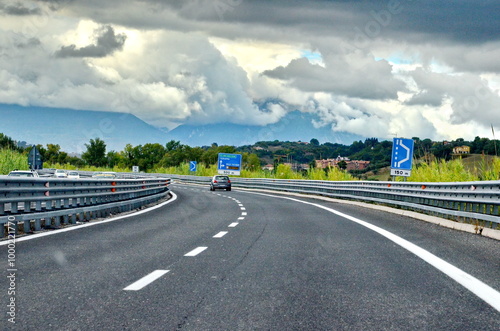 Autostrada A24 or Strada dei Parchi a highway located in the regions of Lazio and Abruzzo in Italy. This highway is also part of the E80 European route.