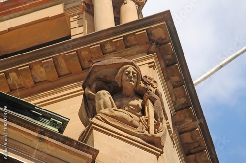 Photography Corner detail of an old sandstone building