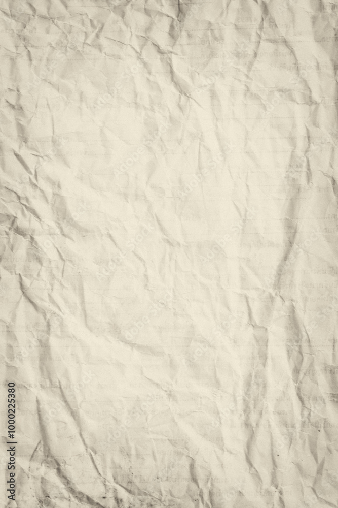 Obraz premium Crumpled Paper Texture for Background Design