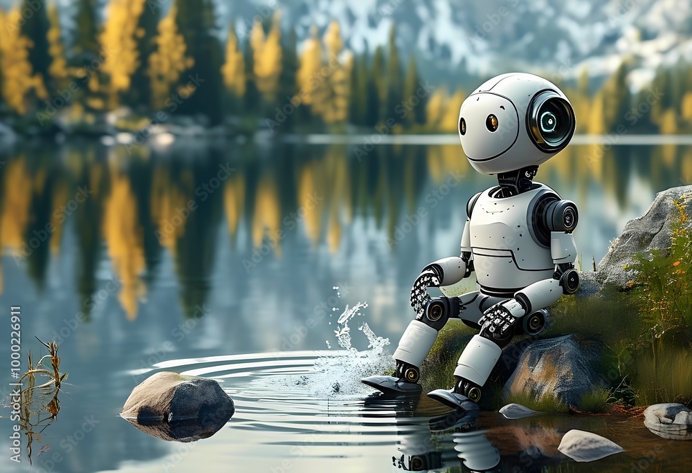 robot daydreaming robot daydreaming