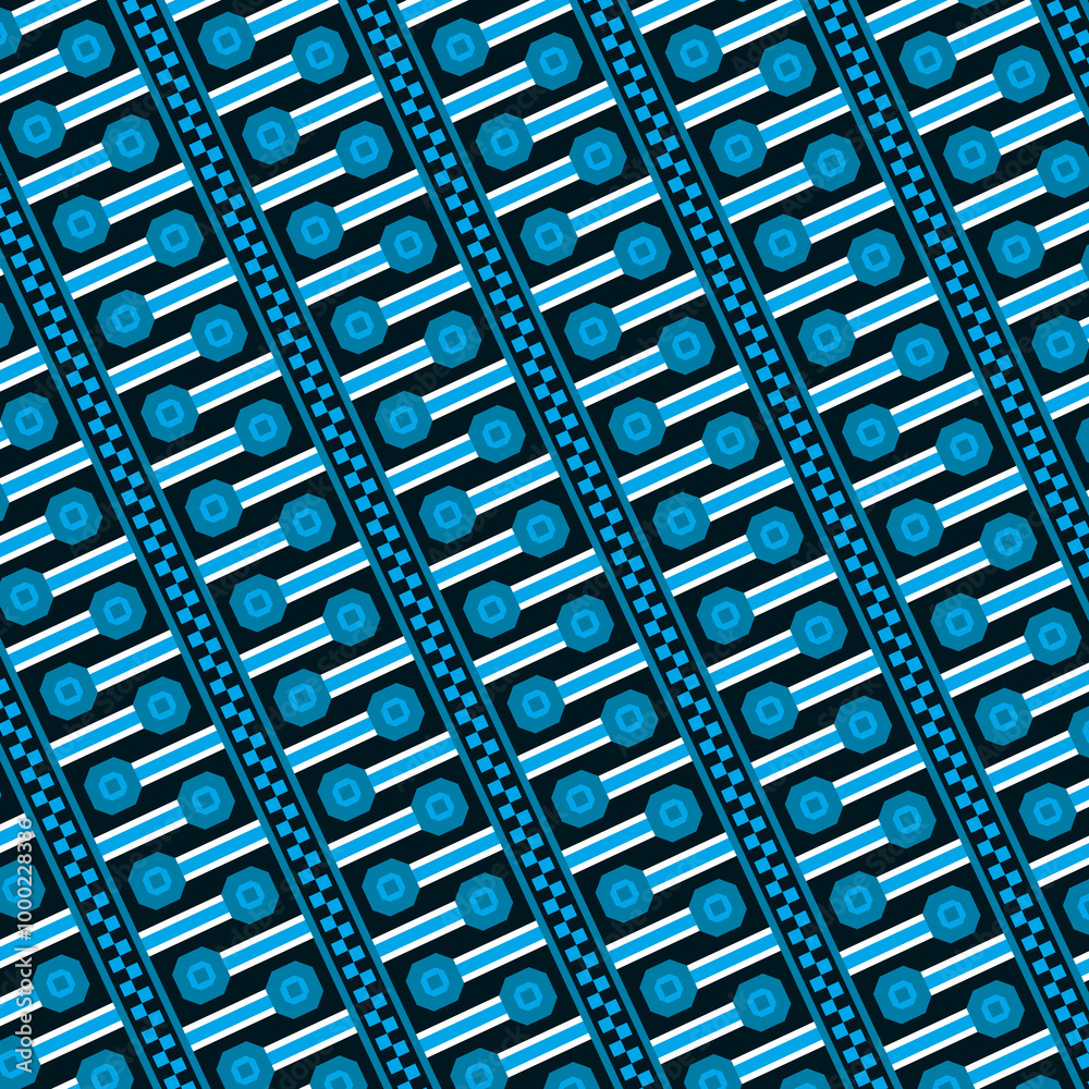 Obraz premium Striking Textile Designs and Distinct Patterns for Trendy Home Decor and Fashion