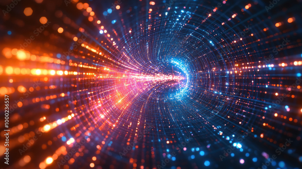 Abstract technology background of high speed global data transfer, ultra fast broadband and connection, digital cyber tech motion Abstract technology background of high speed global data transfer, ultra fast broadband and connection, digital cyber tech motion