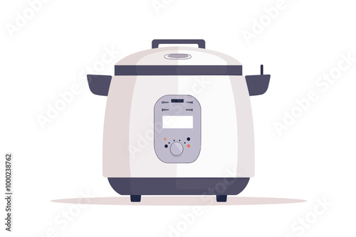 Rice Cooker isolated illustration