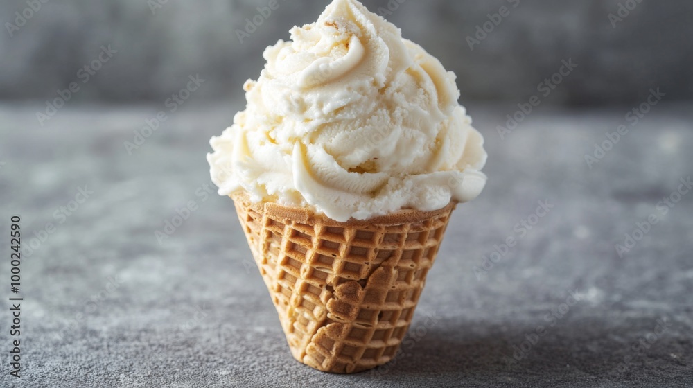 Vanilla Ice Cream Cone