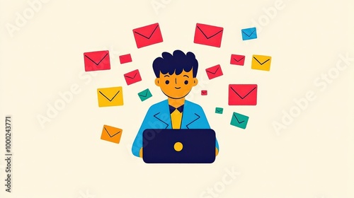 Email marketing campaigns: engaging icon design for digital marketing success