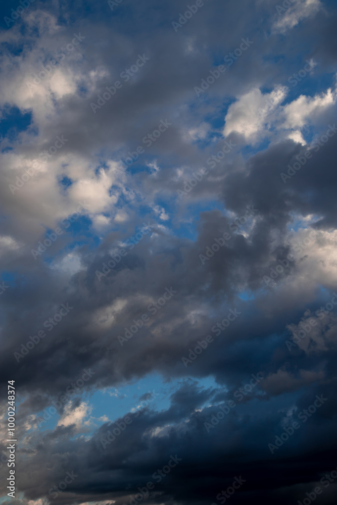 Sky covered with clouds. Sky covered with clouds.