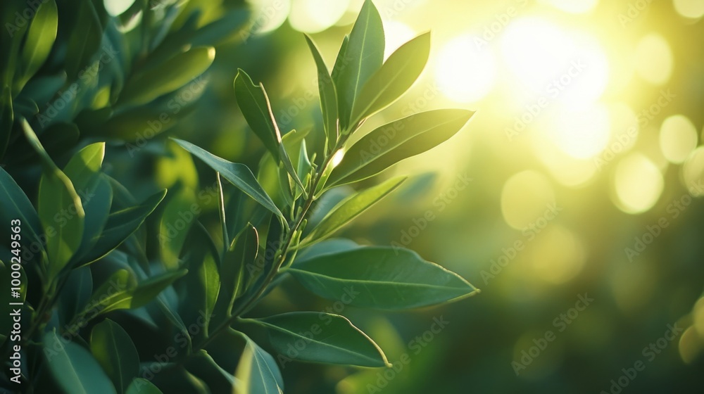 Green Leaves in Sunlight Green Leaves in Sunlight