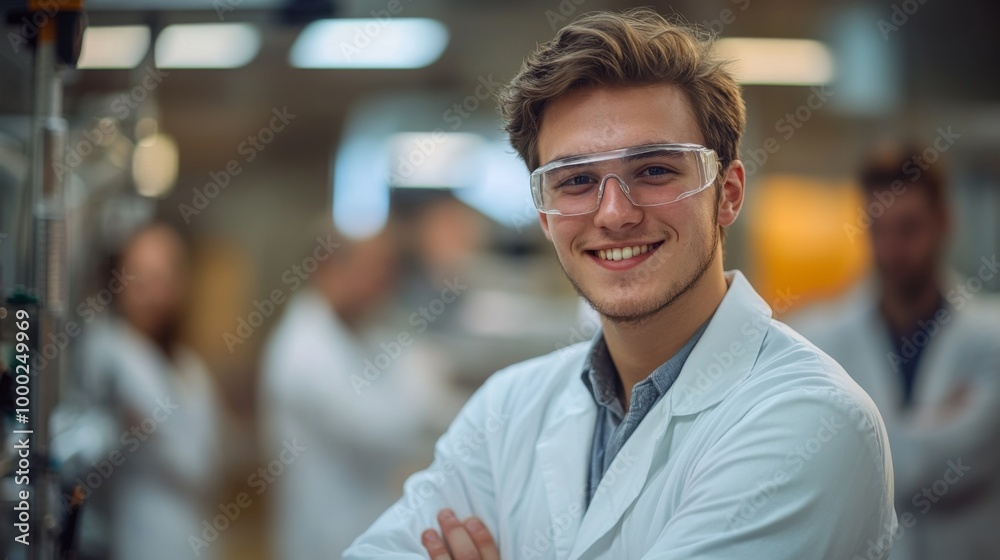 Young Scientist in Laboratory Young Scientist in Laboratory