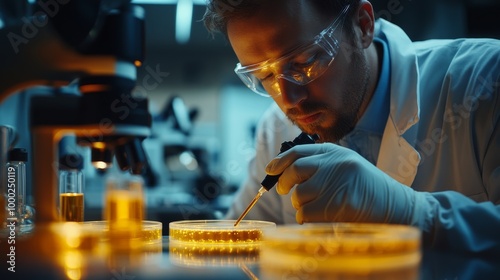 Scientist Working in Laboratory