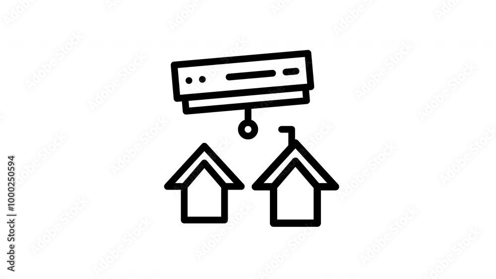 house animated icon house animated icon