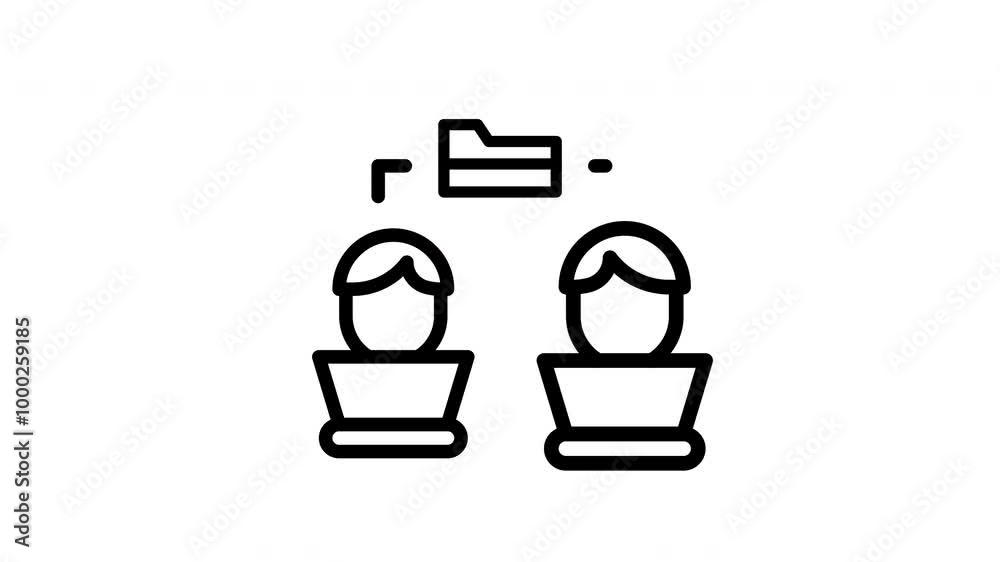 remote access animated icon remote access animated icon