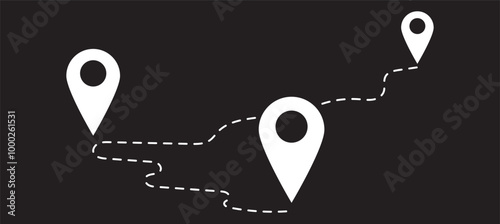 route icon. Navigation. location. GPS elements pack symbol template for graphic and web design collection logo vector illustration