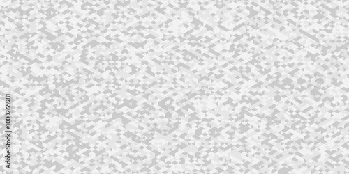 White and gray geometric diamond geometry low poly graphic repeat pattern triangle facets design. Modern surface creative diamond pattern gray low Polygon Mosaic triangle business texture background. 