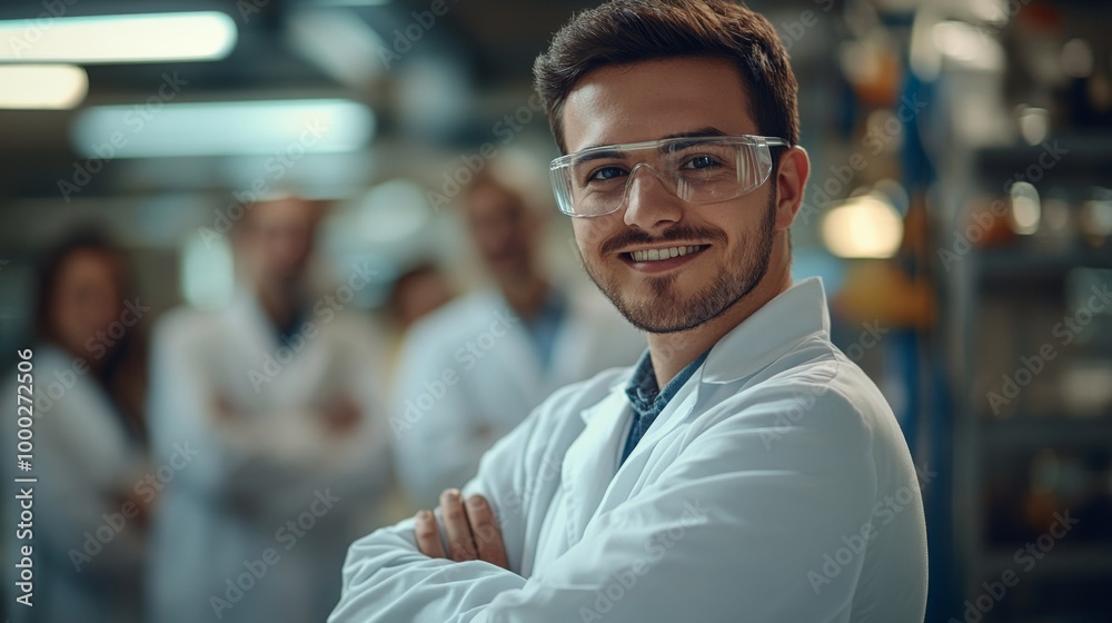 Young Scientist in Laboratory Young Scientist in Laboratory