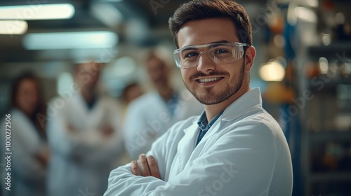 Young Scientist in Laboratory