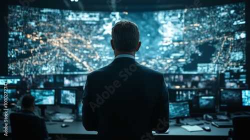 High-Tech Security Command Center