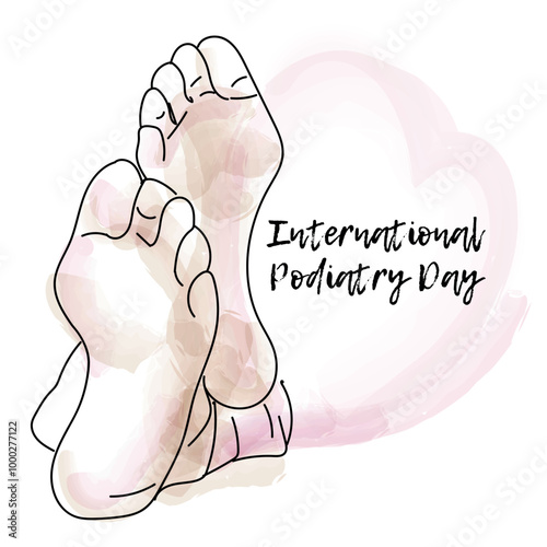 International Podiatry Day - vector illustration