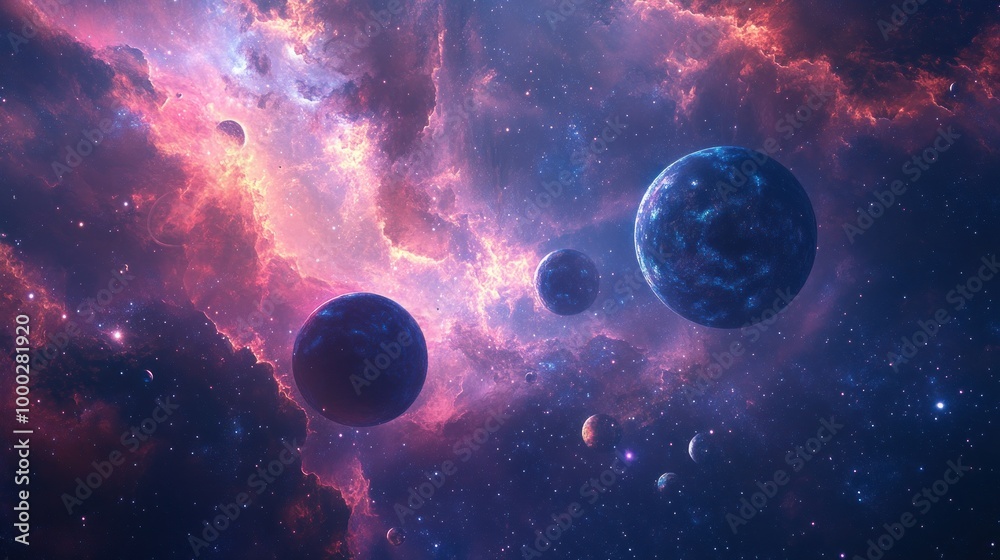 A Cosmic Landscape of Planets and Nebulae A Cosmic Landscape of Planets and Nebulae